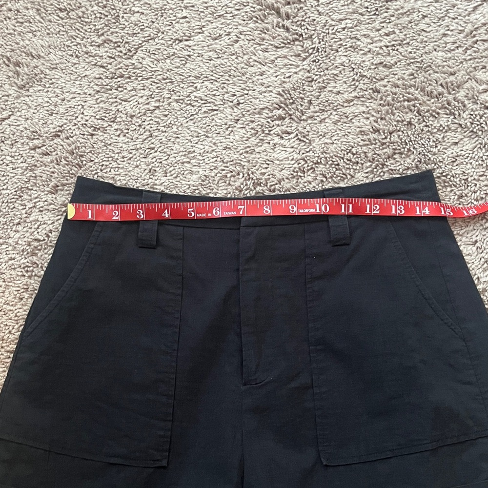 Lulu's Black High-Waist Shorts with Bow - Picture 10 of 11